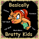 Basically Bratty kids logo